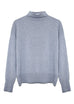 Isla Organic Cotton Cashmere Sweater - Grey